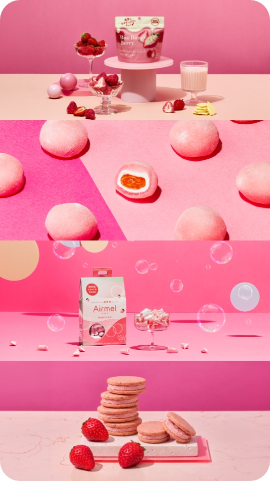 Pretty Fukuokaの4種類のお菓子